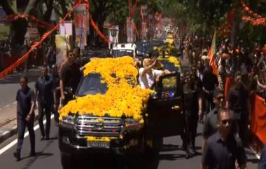 PM Narendra Modi: ভোটের আবহে বেঙ্গালুরু-মাইসুরু এক্সপ্রেসওয়ে উদ্বোধনে এসে পুষ্পবৃষ্টিতে ভিজলেন মোদী