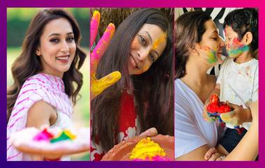 Holi 2023: রংয়ের উৎসবে মাতোয়ারা শুভশ্রী, কোয়েলরা