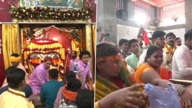 Ram Navami 2023: রাম নবমীর সকালে ভক্তদের ভিড় পাটনার মহাবীর মন্দিরে, দেখুন সেই ছবি