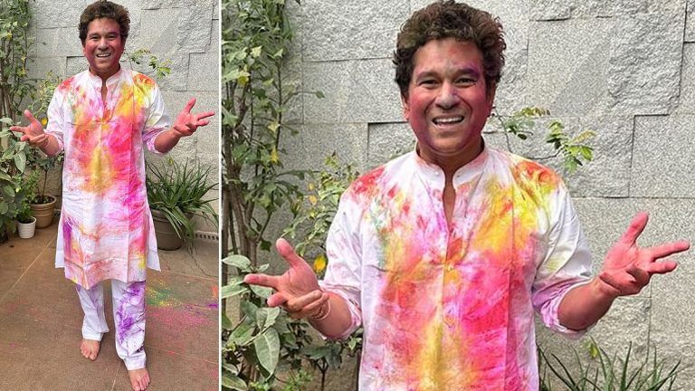 Happy Holi 2023: সাদা পাঞ্জাবিতে নানা রঙের ছোয়া, ভক্তদের হোলির শুভেচ্ছা জানিয়ে সোশ্যাল মিডিয়াতে পোস্ট মাস্টার ব্লাস্টারের