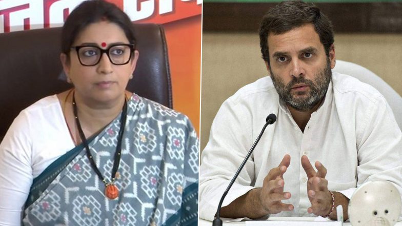 Smriti Irani slams Rahul Gandhi: 'দেশের মানুষের সামনে ক্ষমা চাইতে হবে রাহুলকে', দাবি স্মৃতির