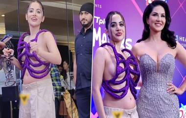 Sunny Leone - Urfi Javed Video: ঊর্দ্ধাঙ্গে প্রায় কিছু নেই, 'আজব' সাজের ঊরফির সঙ্গে সানি লিওন, দেখুন