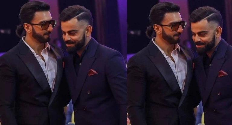 Virat Kohli, Ranveer Singh: বিরাটের কানে কানে কী বলছেন রণবীর সিং! অনুষ্কার প্রাক্তন-বর্তমানের ফ্রেম বলছে সোশ্যাল মিডিয়া