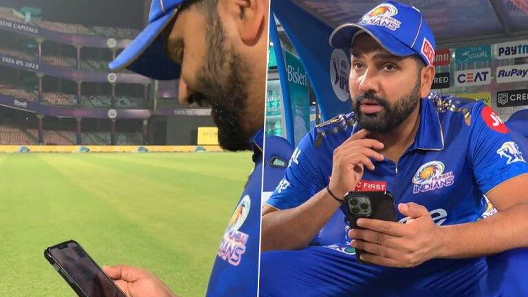 Rohit Sharma on Video Call: দিল্লির বিপক্ষে দুর্দান্ত প্রদর্শনের পর স্ত্রী-কন্যার সঙ্গে ভিডিও কলে রোহিত