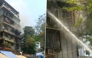 Mumbai Fire: মুম্বইয়ের বহুতলে আগুন, গলগল করে বেরোচ্ছে কালো ধোঁয়া, দেখুন