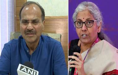 Adhir Chowdhury Attacks Nirmala Sitharaman: প্রধানমন্ত্রীর নির্দেশেই আদানিকে ক্লিনচিট দিয়েছেন নির্মলা সীতারমন, অভিযোগ অধীর চৌধুরীর