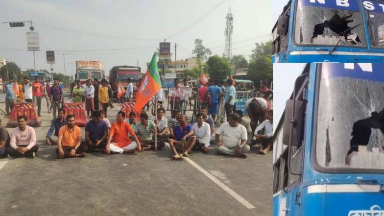 BJP's North Bengal Bandh: বিজেপির ডাকা উত্তরবঙ্গ বনধে অশান্তি, বাস ভাঙচুর, অবরোধ জাতীয় সড়ক