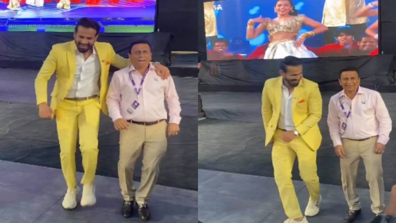 Natu Natu Dance Sunil Gavaskar-Irfan Pathan: নাটু নাটু-র তালে নাচ সুনীল গাভাসকর-ইরফান পাঠানের, দেখুন ভিডিয়ো