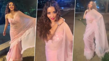 Monalisa Aka Jhuma Boudi's Dance Video: গোলাপী রঙের শাড়িতে লাস্যময়ী মোনালিসার নাচ, দেখুন ভিডিয়ো