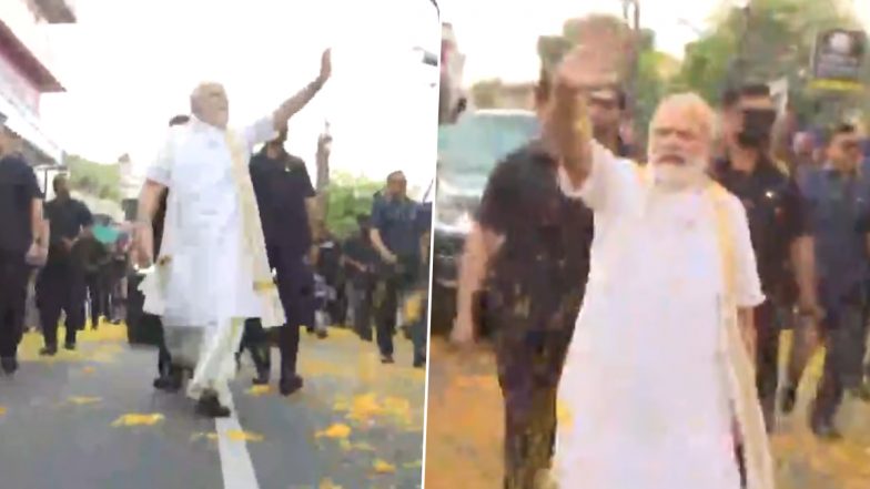 PM Modi's Craze In Kerala: প্রধানমন্ত্রী মোদির পদযাত্রায় পুষ্পবৃষ্টি জনতার, দেখুন কোচির ভিডিয়ো