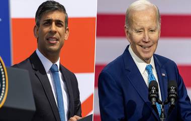 Joe Biden Pushes Rishi Sunak Video: ঋষি সুনককে ধাক্কা দিয়ে সরালেন জো বাইডেন, ভাইরাল ভিডিয়ো