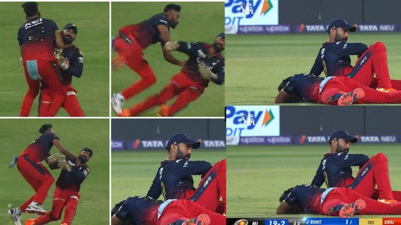 Dinesh Karthik, Mohammed Siraj Collision: রোহিতের ক্যাচ লুফতে গিয়ে বড় সংঘর্ষ সিরাজ-কার্তিকের মধ্যে, দেখুন ভিডিয়ো