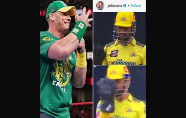 John Cena Post Dhoni's Pic: ইনস্টাগ্রামে ধোনির ছবি পোস্ট WWE কিংবদন্তি জন সিনার