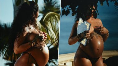 Rihanna Maternity Photoshoot: স্ফীত বেবিবাম্প নিয়ে মাতৃত্বের ফটোশুট রিহানার, ছবিতে মুগ্ধ ভক্তকুল