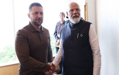 Narendra Modi Meets Volodymyr Zelensky: রাশিয়ার সঙ্গে যুদ্ধ শুরুর পর প্রথম, দেখুন জি ৭ সামিটের অবসরে ইউক্রেনের প্রেসিডেন্টের সঙ্গে মোদির বৈঠকের ভিডিয়ো