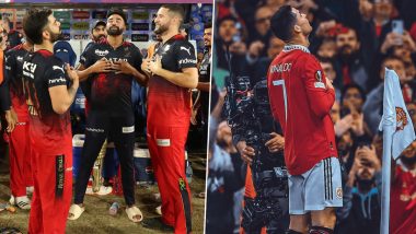 Virat Celebrates in Ronaldo Style: দেখুন, জয়ের পর বিরাটের সঙ্গে আরসিবি তারকাদের রোনালদোর মতো সেলিব্রেশন