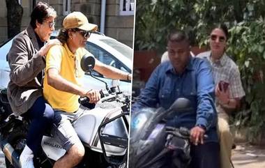 Amitabh-Anushka Bike Ride: বিনা হেলমেটে বাইক সওয়ারি, অমিতাভ-অনুষ্কার বিরুদ্ধে সরব মুম্বই পুলিশ