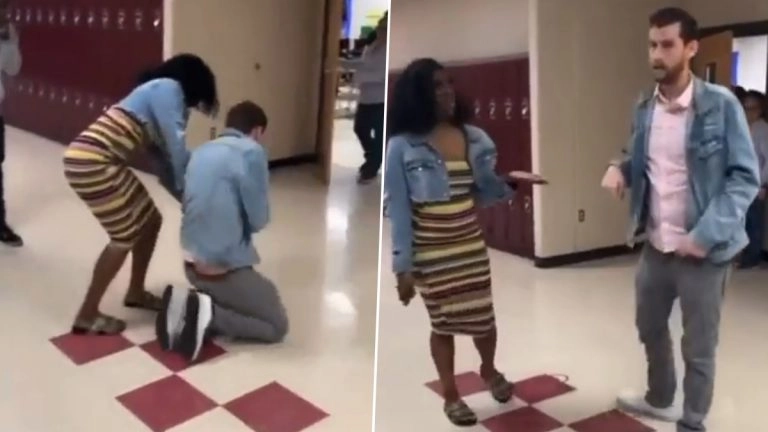 Girl Pepper Spraying Her Sir Video: ক্লাসের মধ্যে ফোনে মগ্ন ছাত্রী, কেড়ে নিতেই শিক্ষকের মুখে পেপার স্প্রে