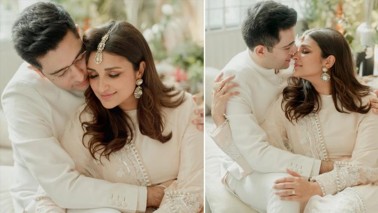 'She said yes' Says Raghav Chadha:s: পরিণীতির সঙ্গে এনগেজমেন্টের মুহুর্ত ইনস্টাগ্রামে শেয়ার রাঘবের, দেখুন ছবি