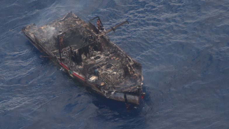 Ship Catches Fire in Indian Ocean: ভারত মহাসাগরে জাহাজে আগুন,  নিখোঁজ ১১ জন ইন্দোনেশীয় নাবিক