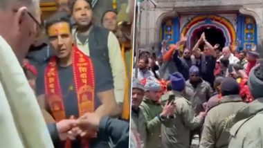 Akshay Kumar Video: কেদারনাথ মন্দিরে পুজো দিলেন অক্ষয় কুমার, দেখুন