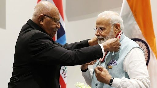 PM Narendra Modi Conferred Highest Honour Of Fiji, Video: গর্বের মুহূর্ত, ফিজির সেরা সম্মানে ভূষিত প্রধানমন্ত্রী মোদী