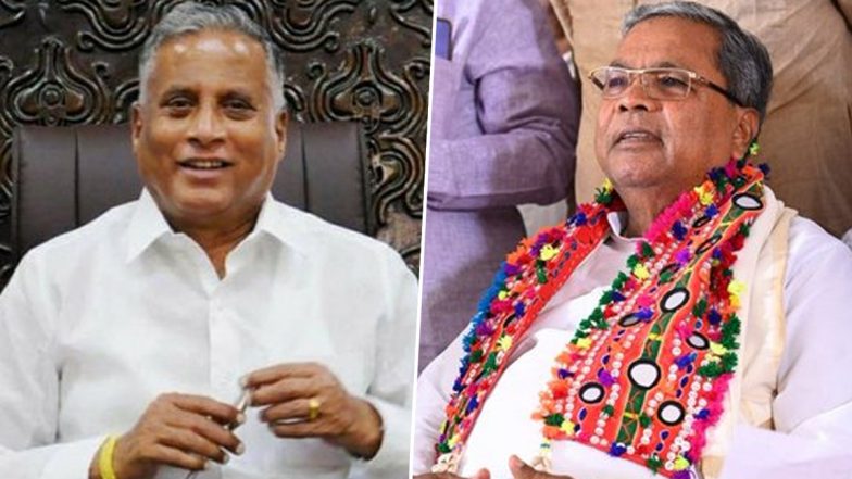 Karnataka ELection Results 2023:কর্ণাটকের বরুনা আসনে বিজেপি প্রার্থী ভিসোমান্নার বিরুদ্ধে এগিয়ে রয়েছেন বিরোধী নেতা সিদ্দারামাইয়া