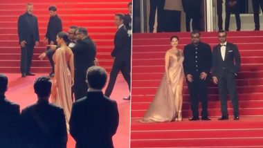 Sunny Leone In Cannes 2023 Video: হাওয়ার সঙ্গে লড়াই, পোশাক উড়ে বিপাকে সানি লিওন, দেখুন