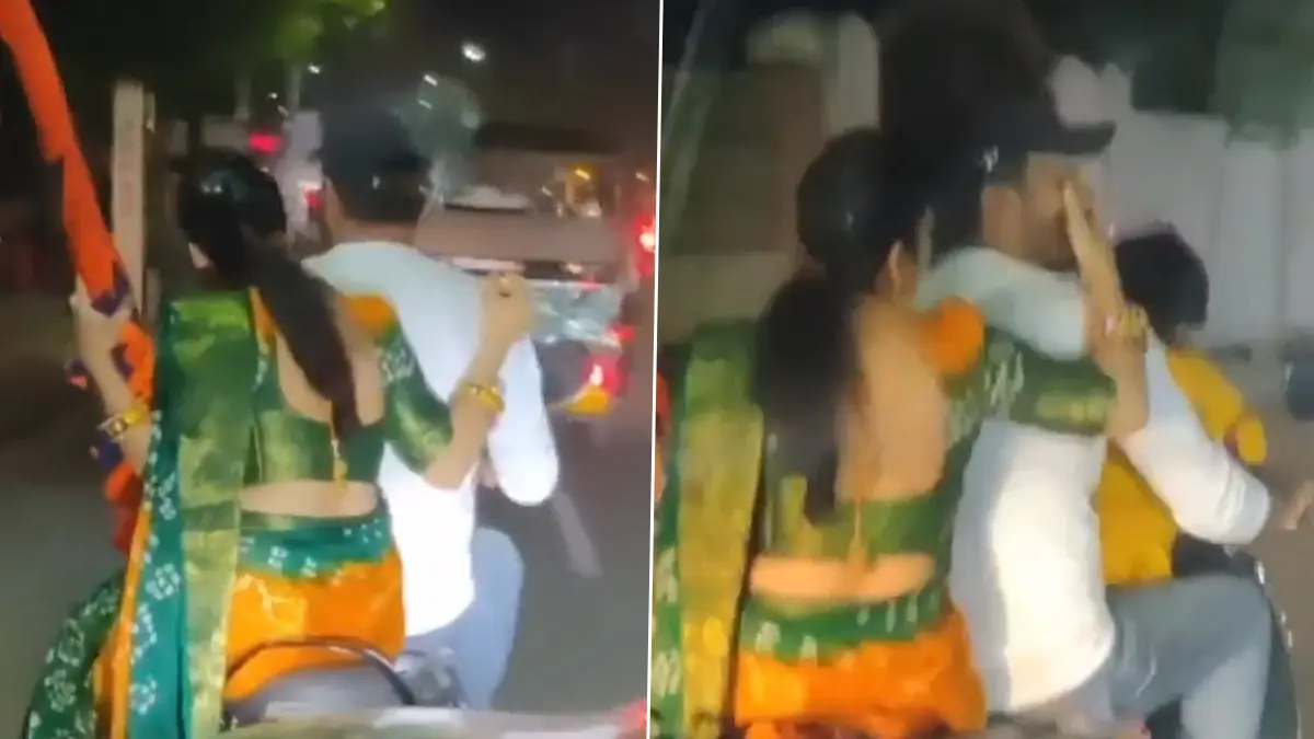 Wife Helps Hubby Smoke: স্বামীর শখ হয়েছে ধূমপানের, তাই স্কুটারে বসে স্ত্রী খাইয়ে দিলেন সিগারেট (দেখুন ভিডিও)