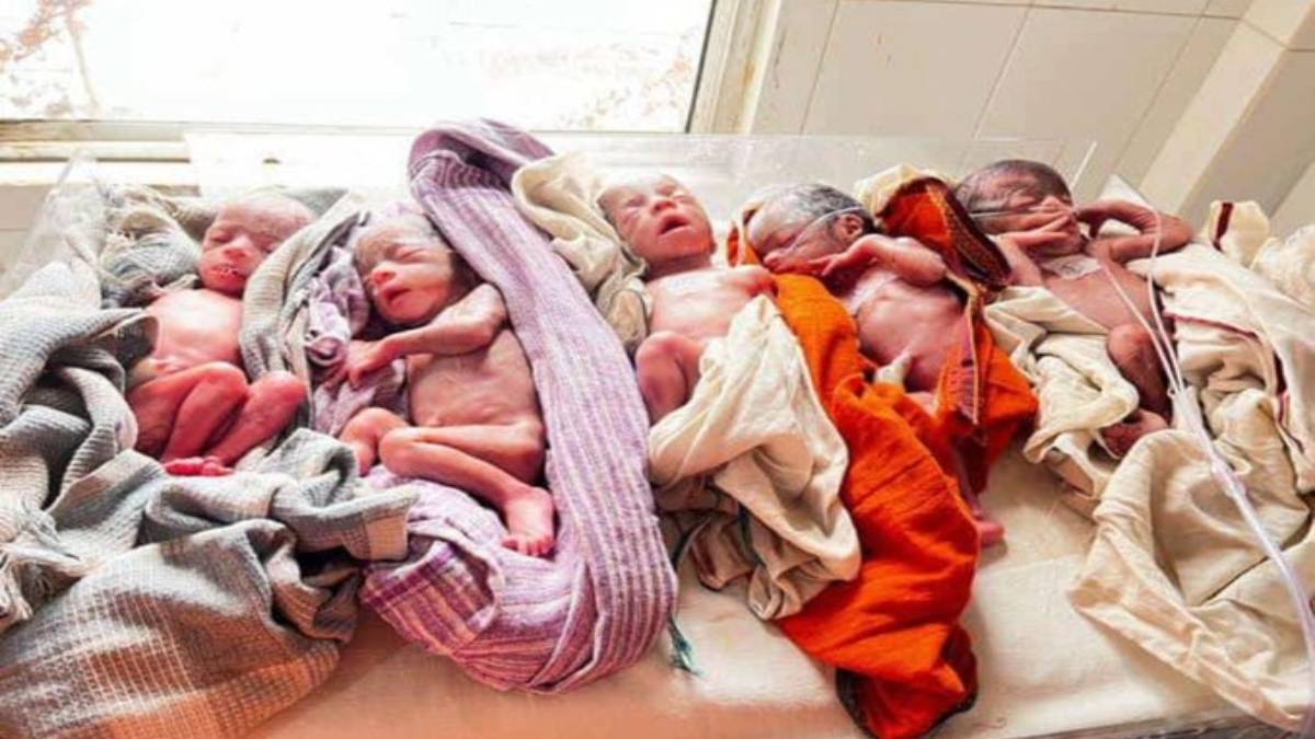 Quintuplets Born In Ranchi Hospital: রাঁচিতে একসঙ্গে পাঁচ কন্যা সন্তানের জন্ম দিলেন ২৭ বছরের মহিলা
