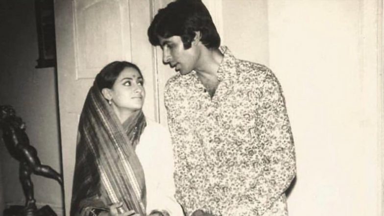 Amitabh-Jaya 50th Marriage Anniversary: একসঙ্গে ৫০ বছর পার, সাদা-কালো ছবিতে অমিতাভ-জয়া