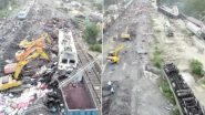 Odisha Train Tragedy: দুর্ঘটনাস্থলকে স্বাভাবিক পরিস্থিতিতে ফিরিয়ে আনতে চলছে পুনরুদ্ধারের কাজ (দেখুন ভিডিও)