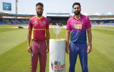 WI vs UAE 1st ODI Live Streaming in India: ওয়েস্ট ইন্ডিজ বনাম সংযুক্ত আরব আমিরাত, প্রথম একদিবসীয় ম্যাচ, জেনে নিন কোথায়, কখন সরাসরি দেখবেন খেলা (ভারতীয় সময় অনুসারে)