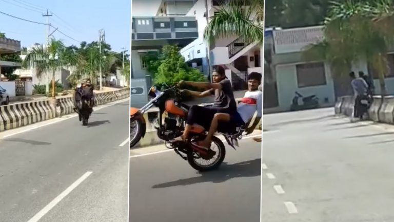 Dangerous Bike Stunt: বাইক নিয়ে অতি কেরামতির জেরে ভোগান্তি, হাতে হাতকড়া