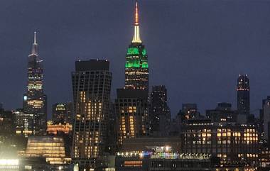 New York's Empire State Building: প্রধানমন্ত্রী মোদির সম্মানে তেরঙ্গায় আলোকিত নিউইয়র্কের ঐতিহাসিক এম্পায়ার স্টেট বিল্ডিং, অপূর্ব ভিডিয়ো