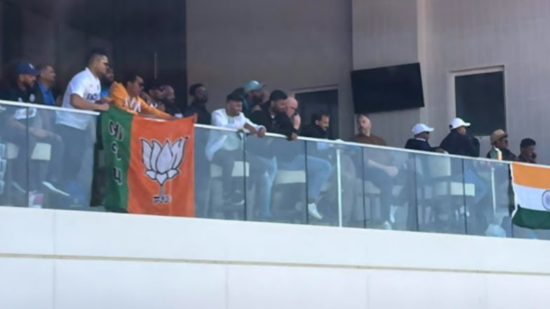 BJP Flag In Ind Vs Aus Match: ভারত বনাম অস্ট্রেলিয়ার টেস্ট চ্যাম্পিয়ানশিপের ফাইনাল ম্যাচে দর্শকাসনে দেখা গেল বিজেপির পতাকা!