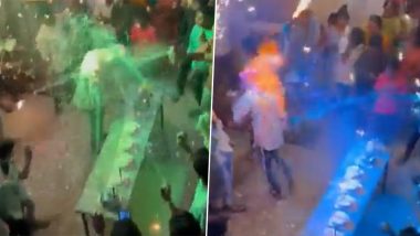 Birthday Boy Catches Fire During Celebration VIDEO: জন্মদিনের অনুষ্ঠানের মাঝে অঘটন, জ্বলে উঠল বার্থ ডে বয়ের মুখ