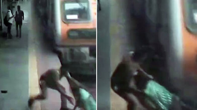 ব্যক্তিকে ট্রেনে কাটা পড়া থেকে বাঁচাল RPF জওয়ান, দেখুন ভিডিয়ো