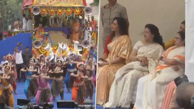 CM Mamata Rath Yatra Video : ইসকনের রথ যাত্রায় মুখ্যমন্ত্রী মমতা বন্দ্যোপাধ্যায়, দেখুন ভিডিয়ো
