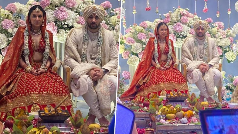 Karan Deol Wedding: প্রেমিকা দিশায় সঙ্গে গাঁটছড়া বাঁধলেন করণ, নবদম্পতির ছবিতে ভরে উঠল নেটপাড়া