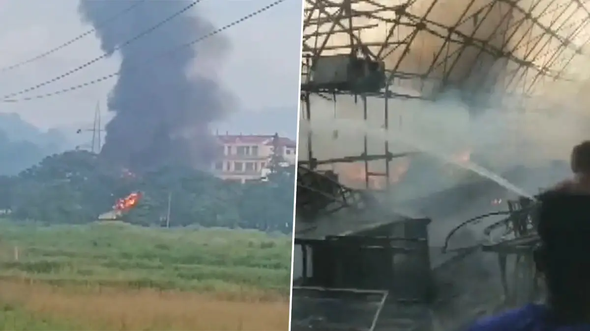 Assam Fire Incident: কামরূপের বেসরকারি রিসর্টে আগুন লেগে পুড়ে গেল লক্ষাধিক টাকার সম্পত্তি (দেখুন ভিডিও)