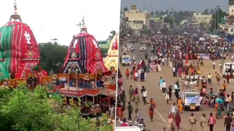 Bahuda Rath Yatra: রথযাত্রার নবম দিনে গুন্ডিচা মন্দির থেকে শুরু হবে বহুদা রথযাত্রা, মন্দিরে ভক্তদের ভিড় সামলাতে নিরাপত্তা ব্যবস্থা জোরদার (দেখুন ভিডিও)