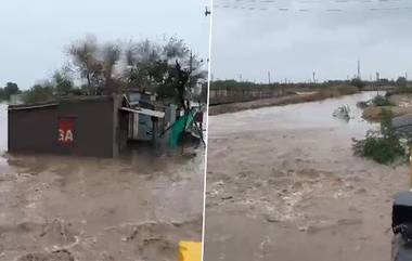 Cyclone Biparjoy: ঘূর্ণিঝড়ের পর হু হু করে ঢুকছে কচ্ছের এই গ্রামে, দেখুন কী হাল