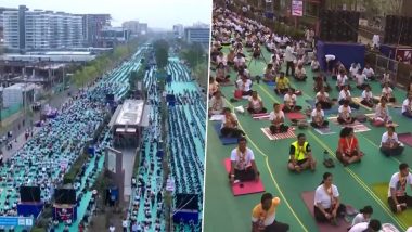 9th International Yoga Day: গুজরাতে যোগ দিবসে অংশ নিলেন লক্ষাধিক মানুষ, উপস্থিত ছিলেন মুখ্যমন্ত্রী ভূপেন্দ্র প্যাটেলও
