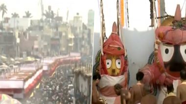 Jagannath Snan Yatra 2023: রথের আগে রবিবার জগন্নাথ দেবের স্নানযাত্রা দেখতে ভক্তদের ঢল পুরীতে (দেখুন ভিডিও)
