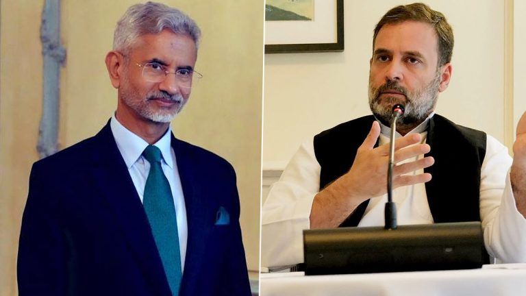 S Jaishankar Attack on Rahul Gandhi: বিদেশে গিয়ে ভারতের সমালোচনা করা রাহুল গান্ধীর অভ্যাস হয়ে গেছে, অভিযোগ বিদেশমন্ত্রী এস জয়শঙ্করের (দেখুন ভিডিও)