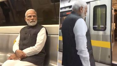 PM Modi Takes Delhi Metro Ride Video: দিল্লিতে মেট্রোয় চড়লেন প্রধানমন্ত্রী মোদী, গল্প করলেন খোশ মেজাজে, দেখুন