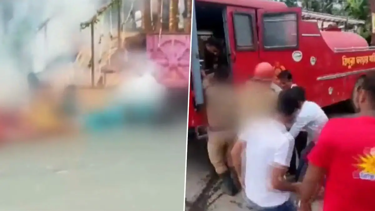 Tripura Rath Accident : ত্রিপুরায় উলটো রথযাত্রায় ঘটল মর্মান্তিক দুর্ঘটনা, ওভারহেড তারের সংস্পর্শে বিদ্যুৎস্পৃষ্ট হয়ে মৃত ৬