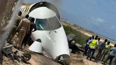 Plane Crash in Somalia Video: দেখুন, বিমানবন্দরে অবতরণের পর ভয়াবহ দুর্ঘটনার মুখে হালা এয়ারলাইন্সের বিমান