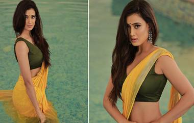 Shweta Tiwari: বিকিনি বাদ, সুতির শাড়িতে সুইমিং পুলে শরীর ভেজালেন শ্বেতা তিওয়ারি, কুপোকাত ভক্তকুল